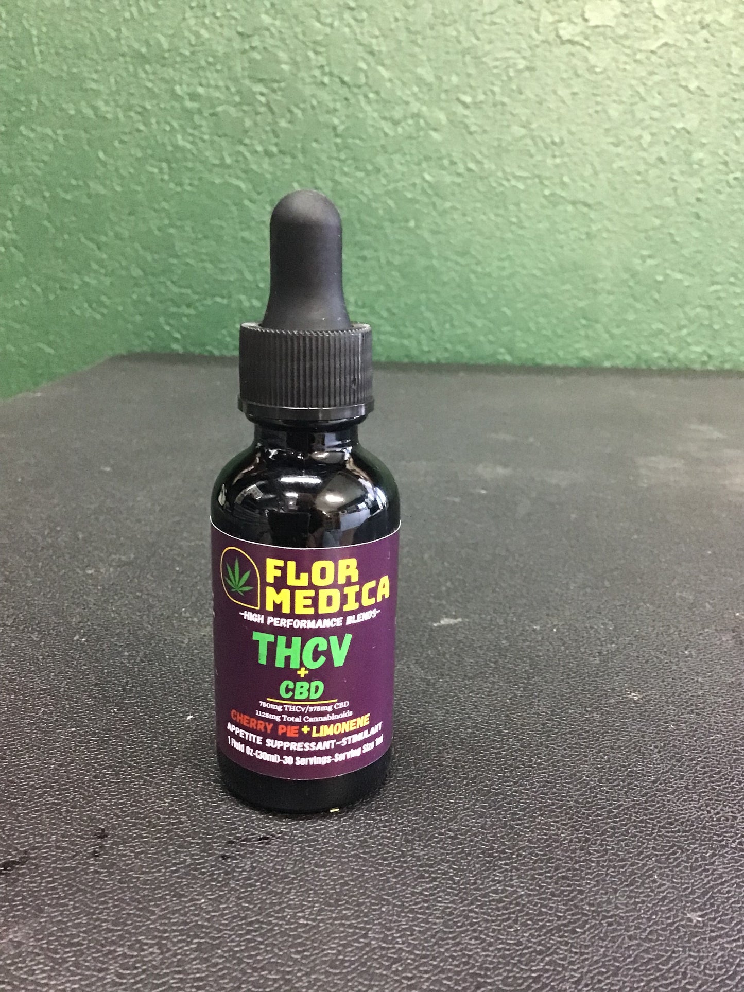 1125MG THCV + CBD TINCTURE CHERRY PIE + LIMONENE