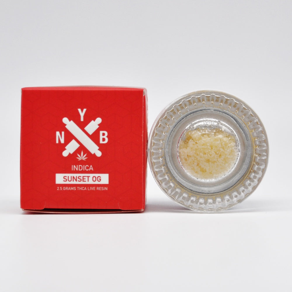 NYB SUNSET OG INDICA 1G LIVE RESIN