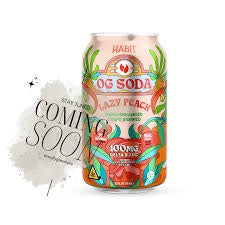 LAZY PEACH 100MG THC OG SODA DRINK
