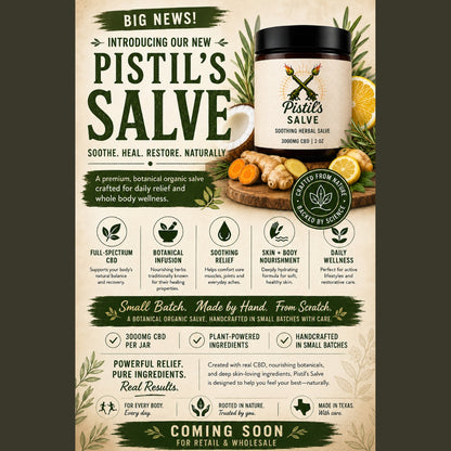 PISTIL’S SALVE - 3000mg FULL SPECTRUM
