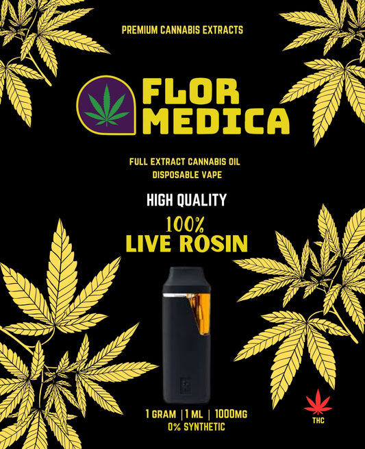 1G LIVE ROSIN CEREAL MILK DISPOSABLE VAPE- HYBRID
