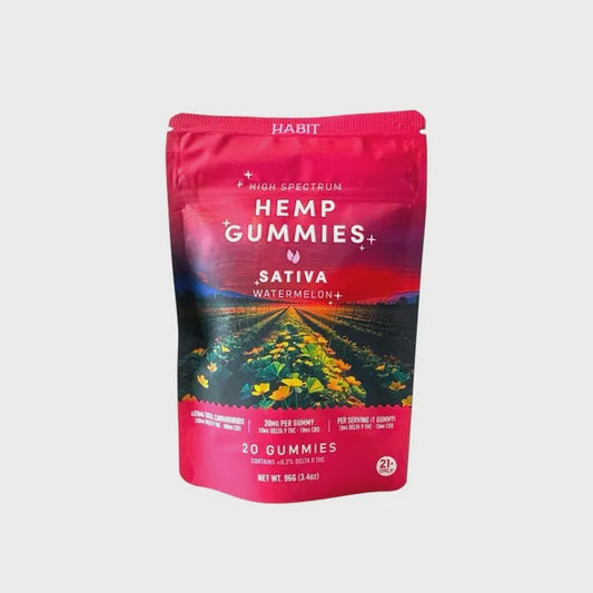 HIGH SPECTRUM HEMP GUMMIES SATIVA WATERMELON