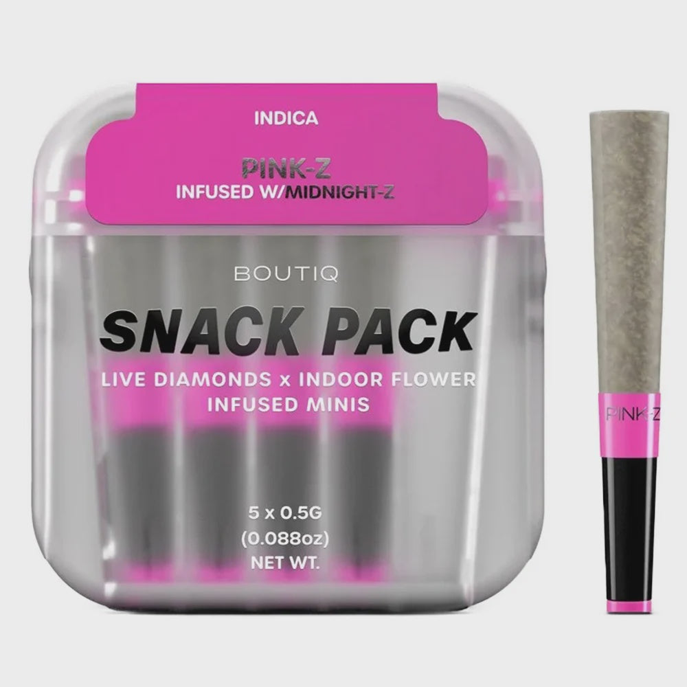 SNACK PACK INFUSED PREROLL 5 PACK PINK-Z