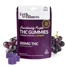 ERTH WELLNESS 300MG THC GUMMIES 30CT