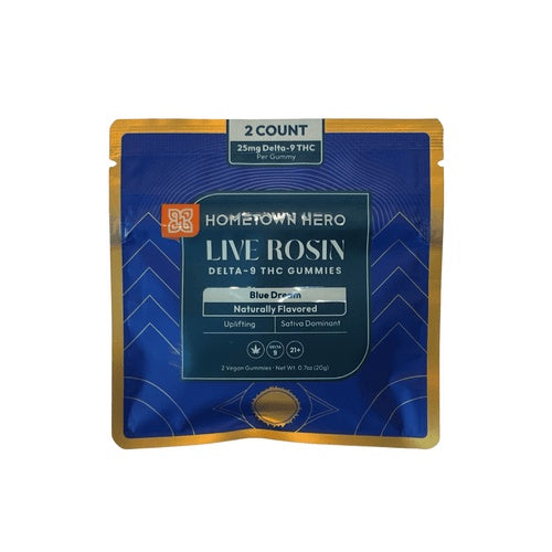 LIVE ROSIN 50MG THC 2 COUNT