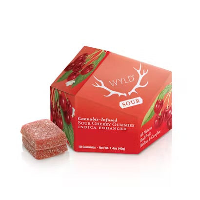 SOUR CHERRY THC GUMMY 10CT