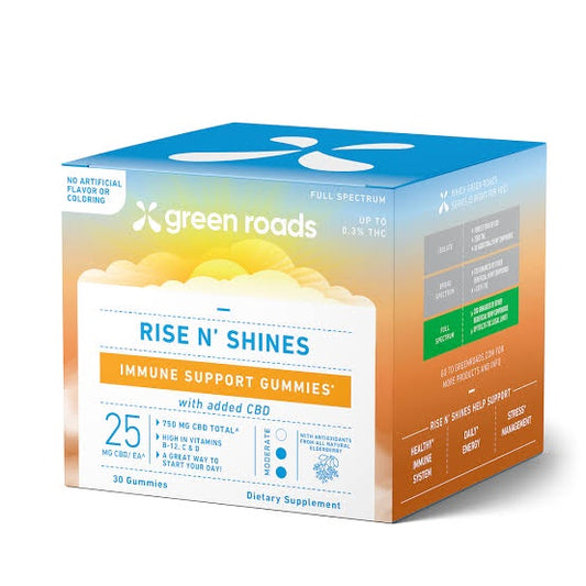 25MG CBD RISE N SHINE GUMMYS