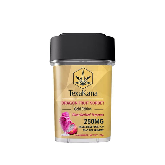 TEXAKANA GOLD EDITION 250MG THC GUMMIES 10CT