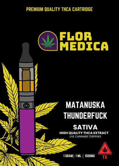 FLOR MEDICA LIVE RESIN BADDER VAPE CARTS