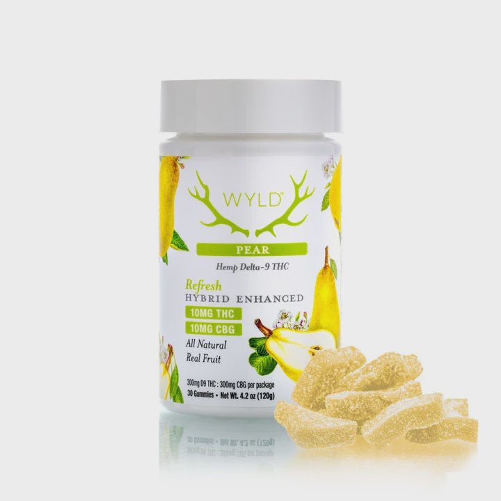 PEAR HYBRID 1:1 600MG THC/CBG GUMMY 30CT
