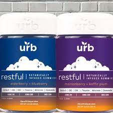 Urb Restful Hemp Derived Delta-9 THC+CBD+CBN+Melatonin+Chamomile+L-Theanine