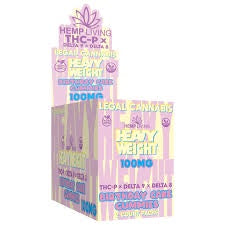 HEMP LIVING HEAVYWEIGHT 100MG GUMMIES- ASSORTED FLAVORS