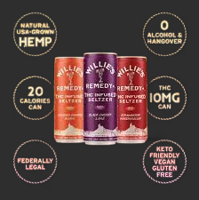 WILLIES REMEDY - THCA INFUSED SELTZER